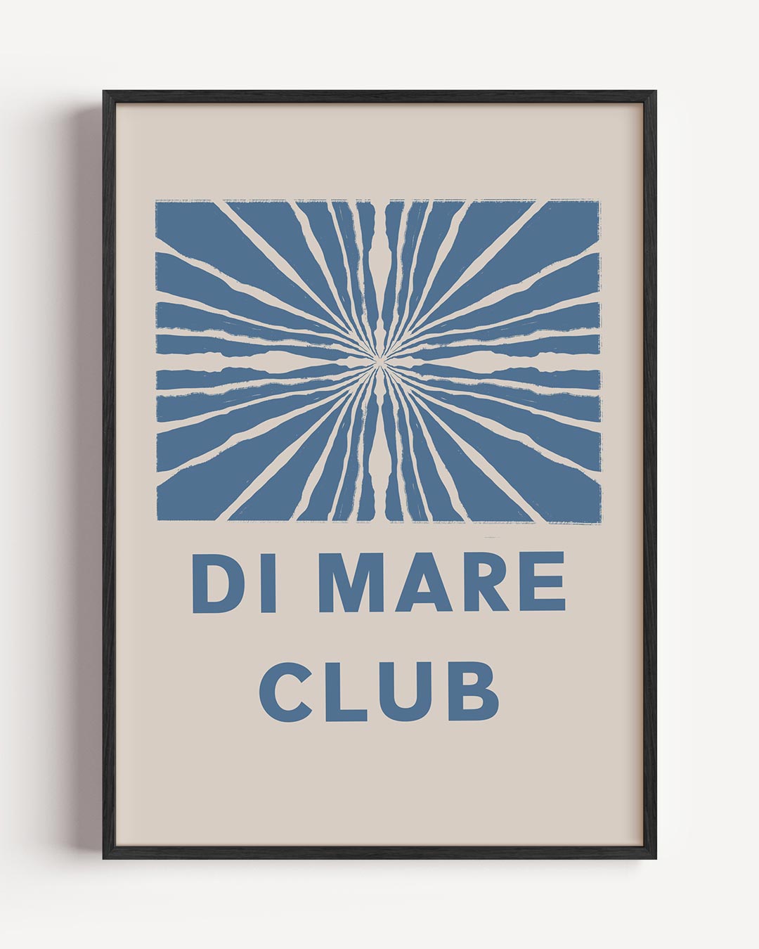 Di Mare Club Retro – zomer portret poster als wanddecoratie
