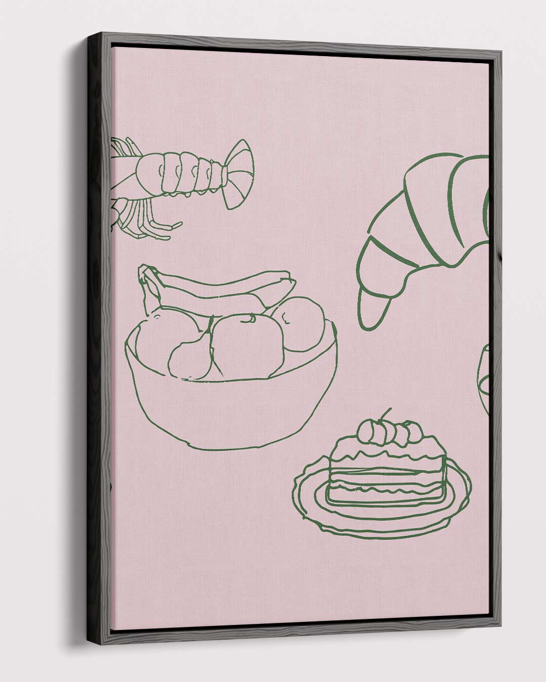 Smakelijke Momenten Illustratie – dibond kunstwerk als wanddecoratie