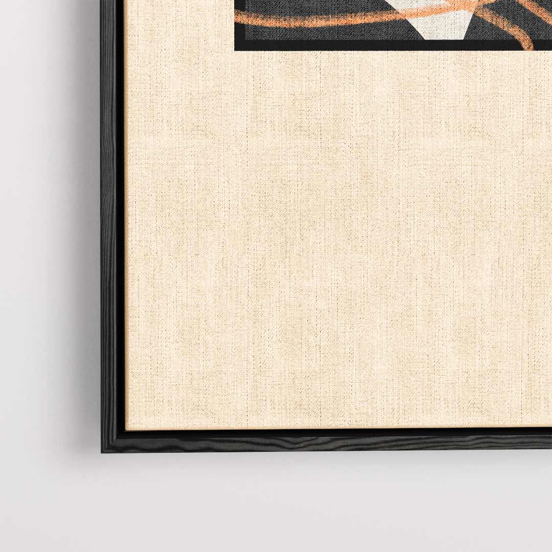 Speelse Draaikolken – dibond kunstwerk als wanddecoratie