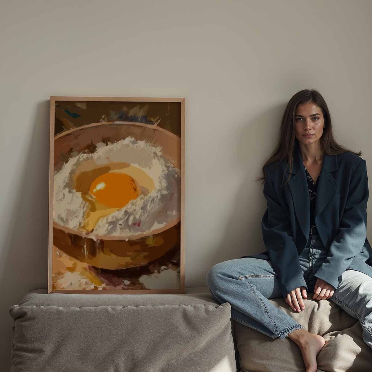 Kunstzinnige Keuken Momenten – staande keuken wanddecoratie van WallArtistic