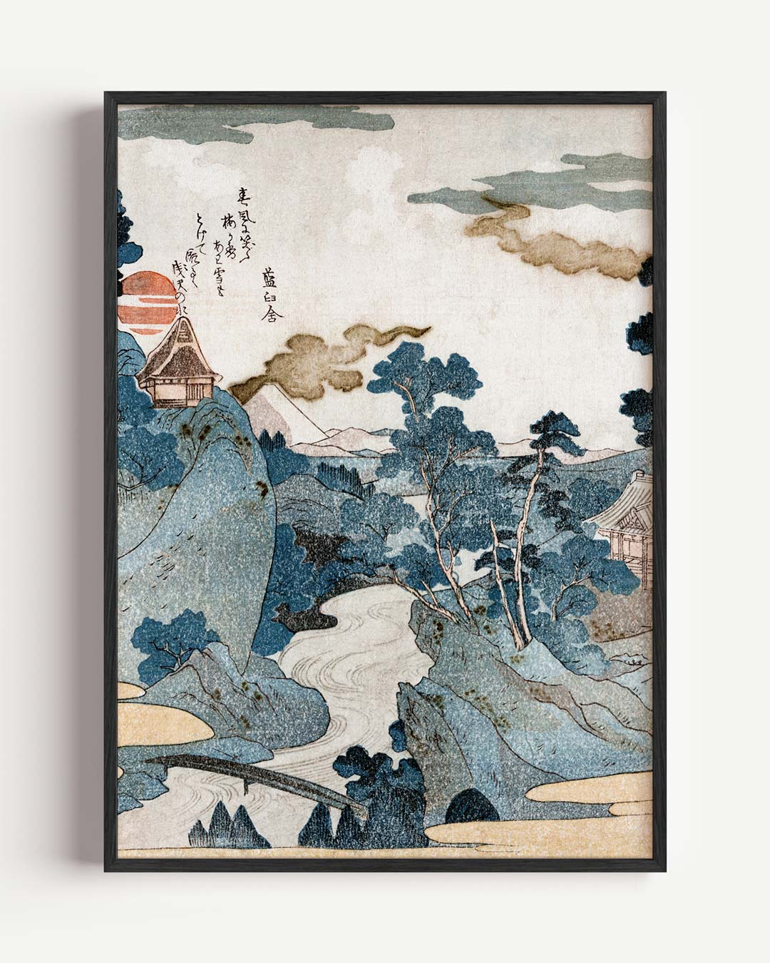 Betoverend Japans Landschap – kids portret poster als wanddecoratie