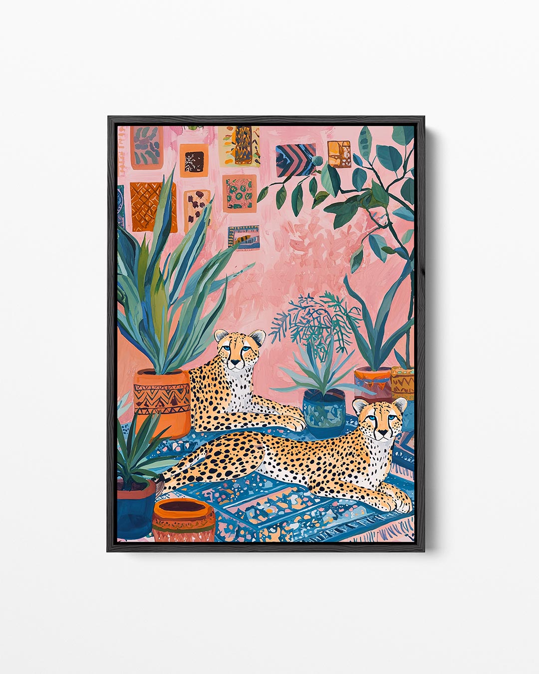 Dieren en planten – staand wanddecoratie kunstwerk