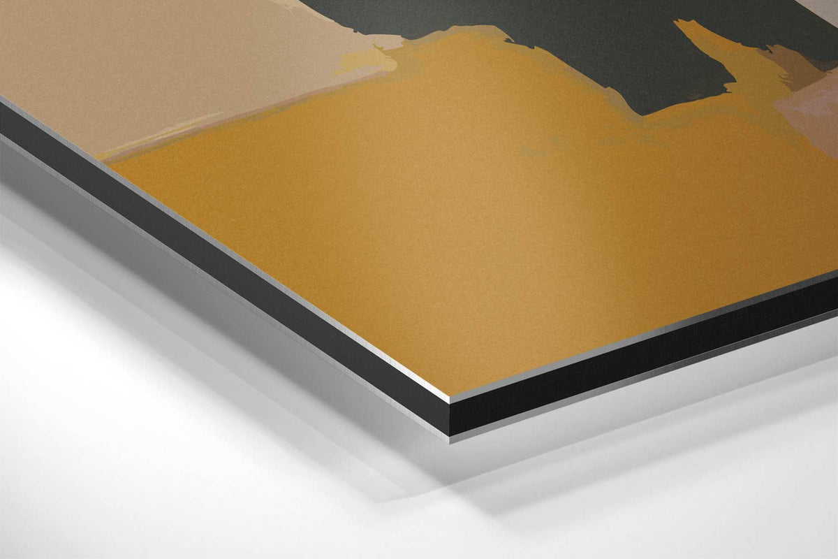 Warm Contrast – canvas kunstwerk als wanddecoratie