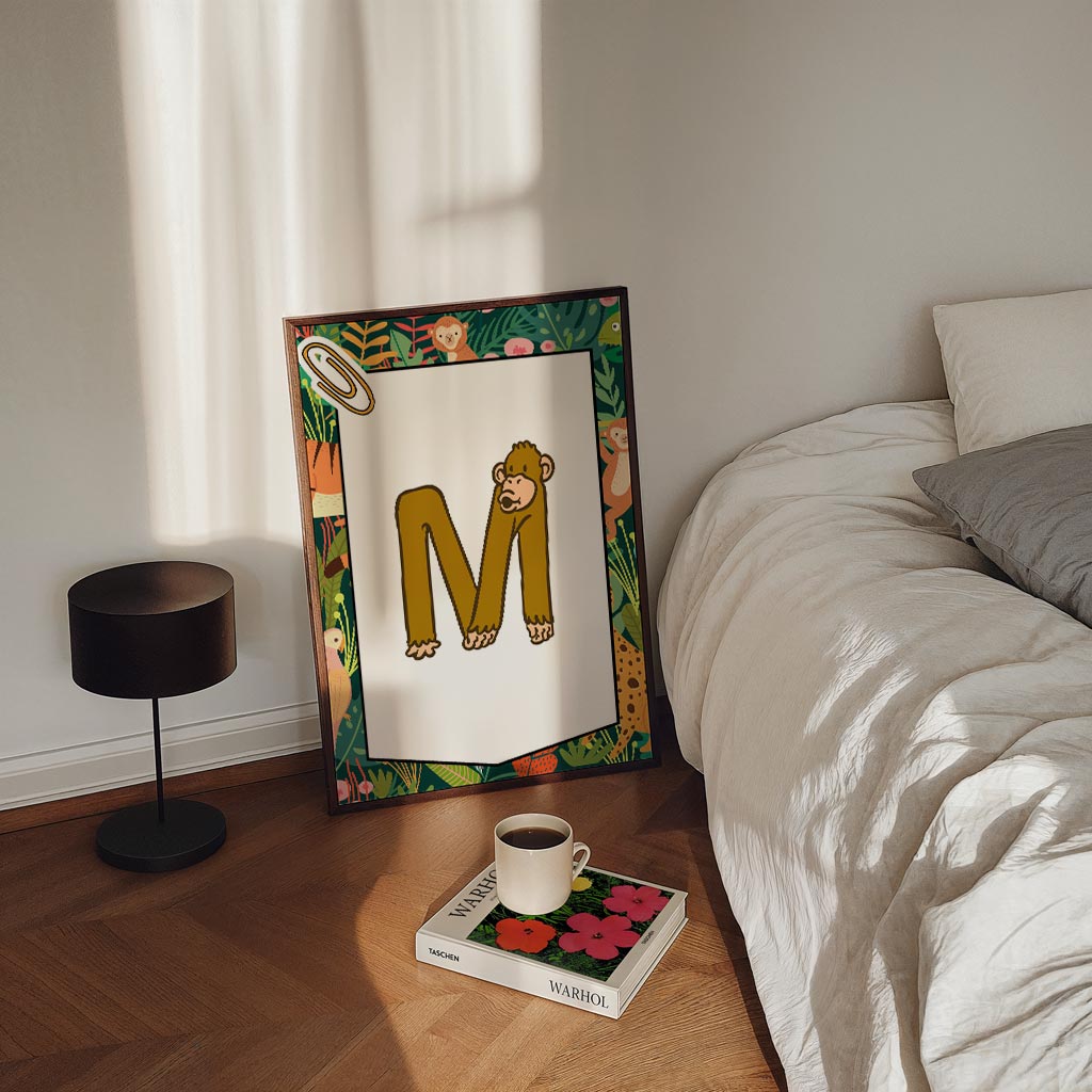 Jungle Avonturen ABC – kinderposter in staand formaat
