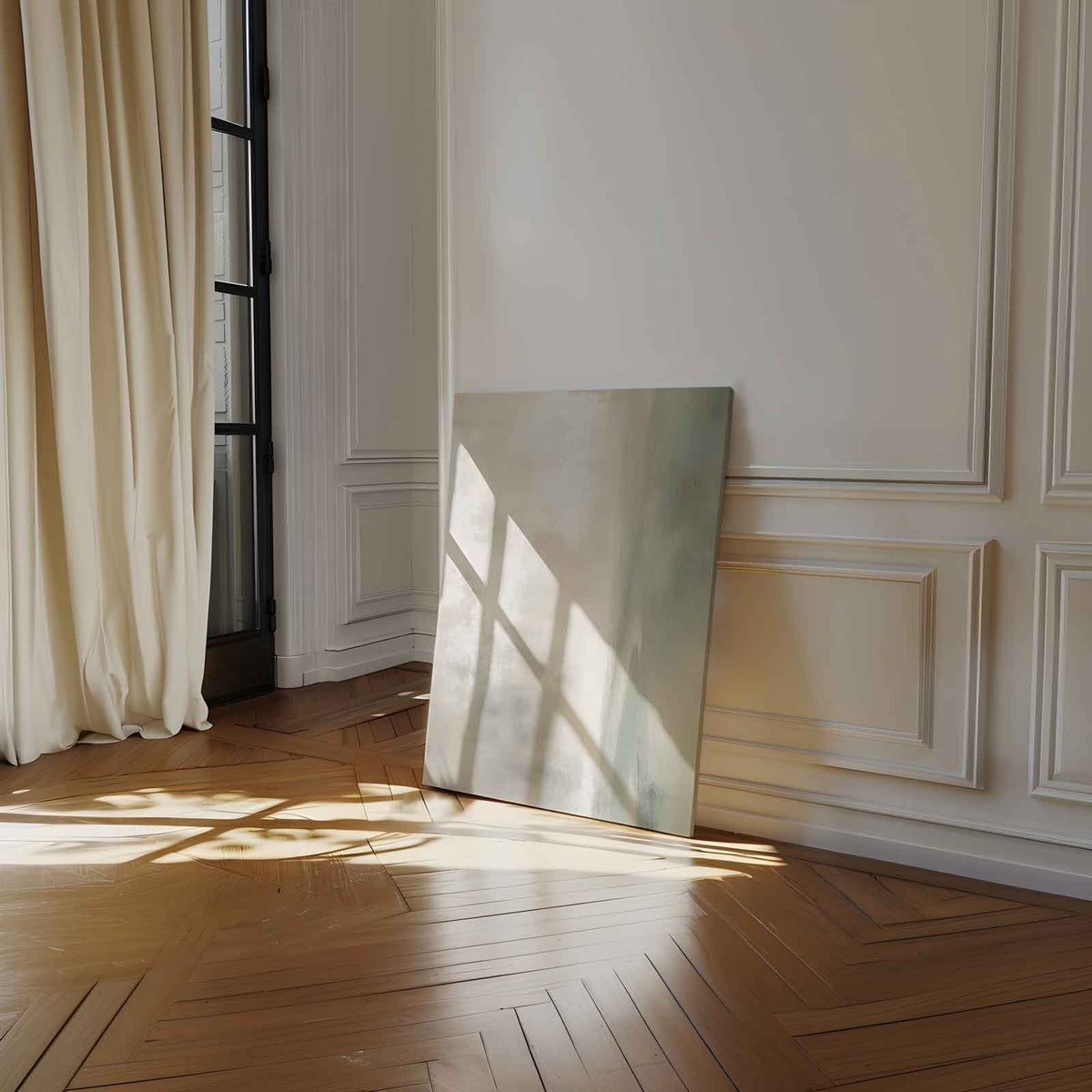 Dromerige Horizon – canvas wanddecoratie in portret formaat