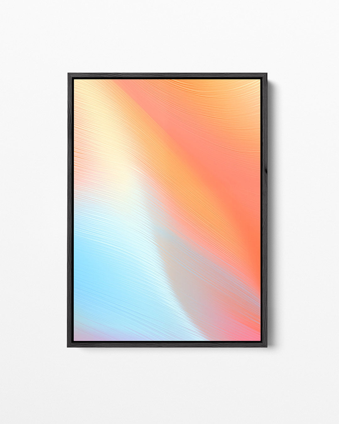 Kleurrijke golven – staand wanddecoratie kunstwerk
