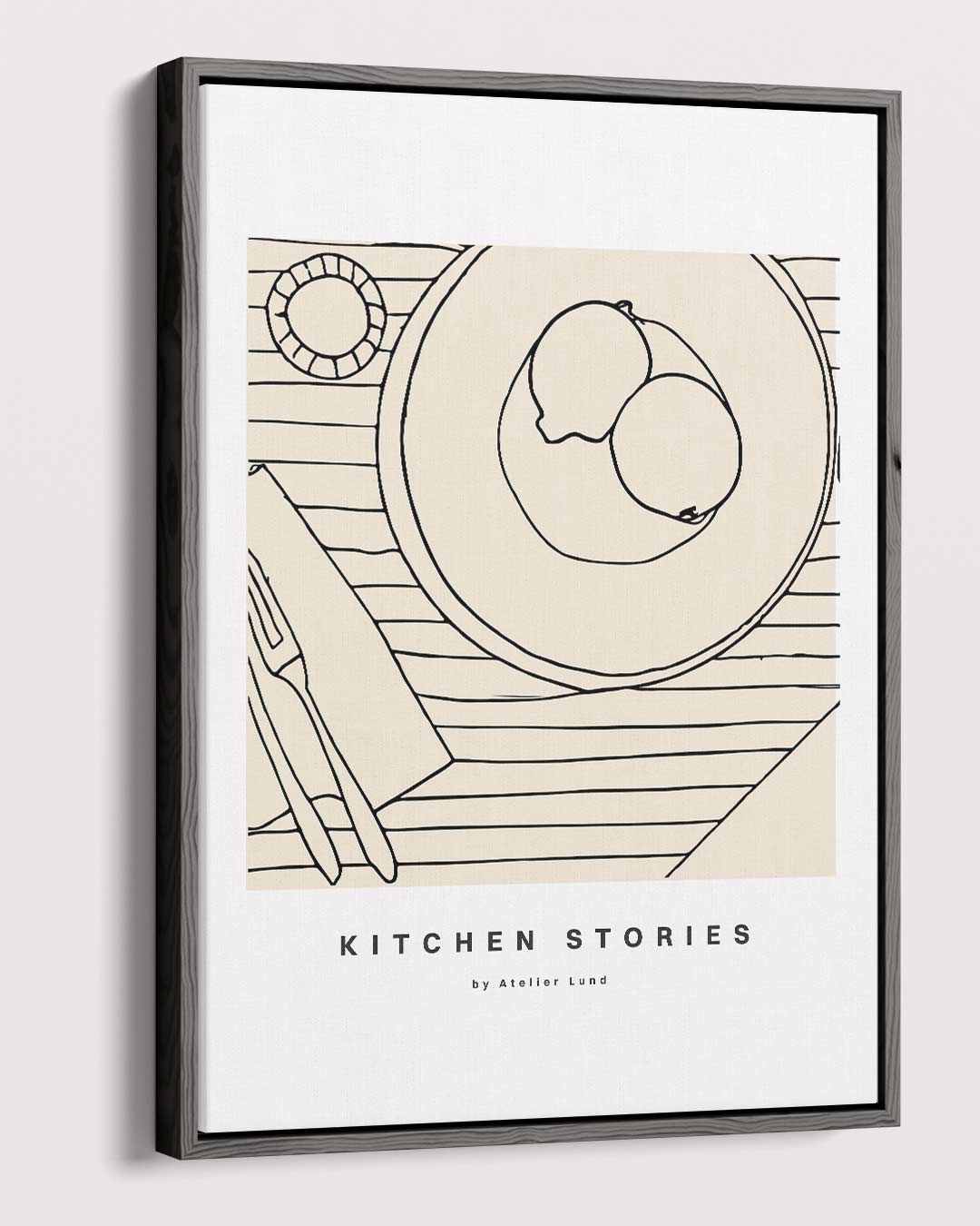 Kitchen Stories – dibond kunstwerk als wanddecoratie
