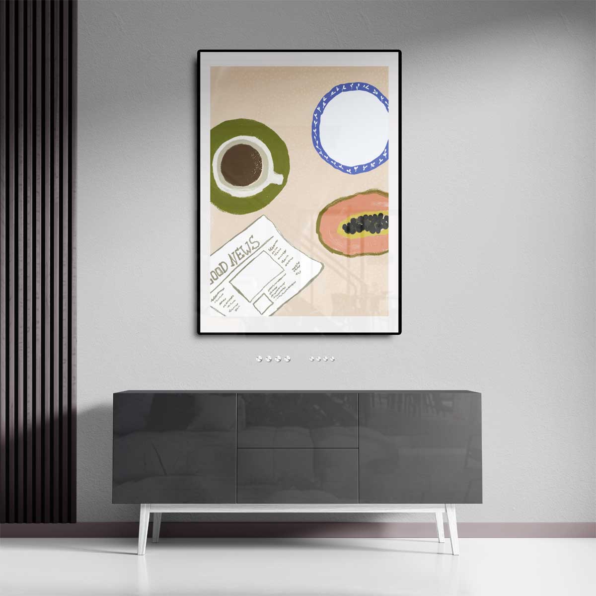 Ochtendmoment – dibond kunstwerk als wanddecoratie