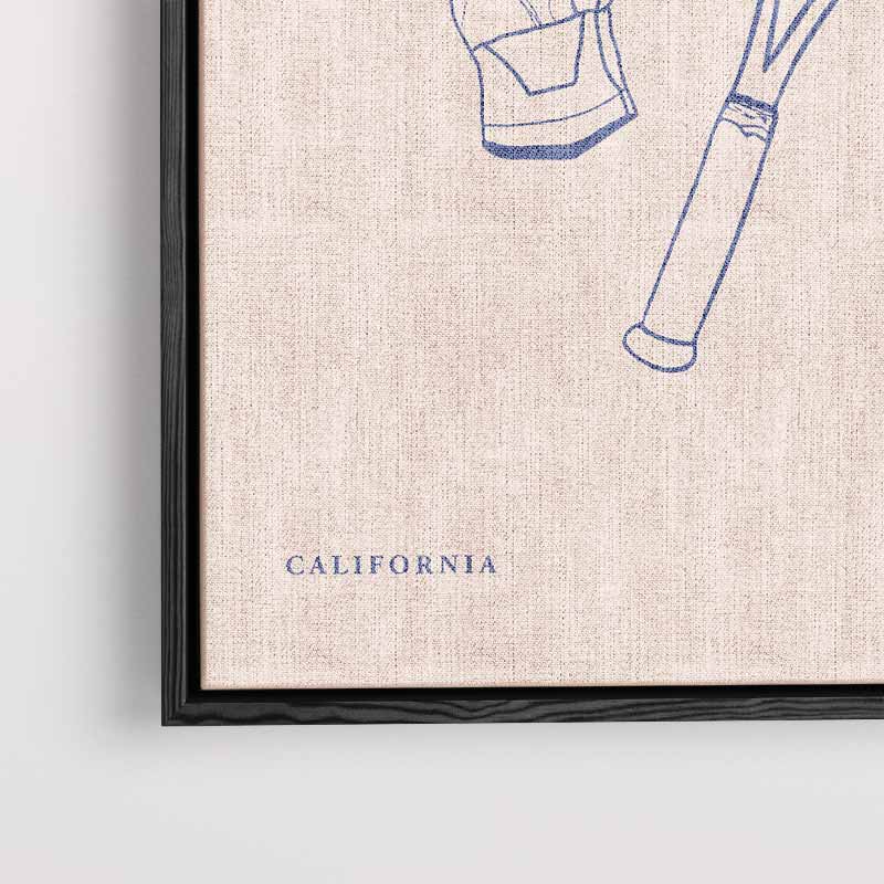 De College Club Print – plexiglas kunstwerk als wanddecoratie