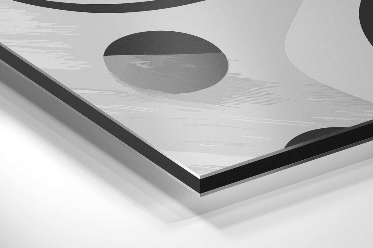 Modern Abstracte Vormen – canvas kunstwerk als wanddecoratie