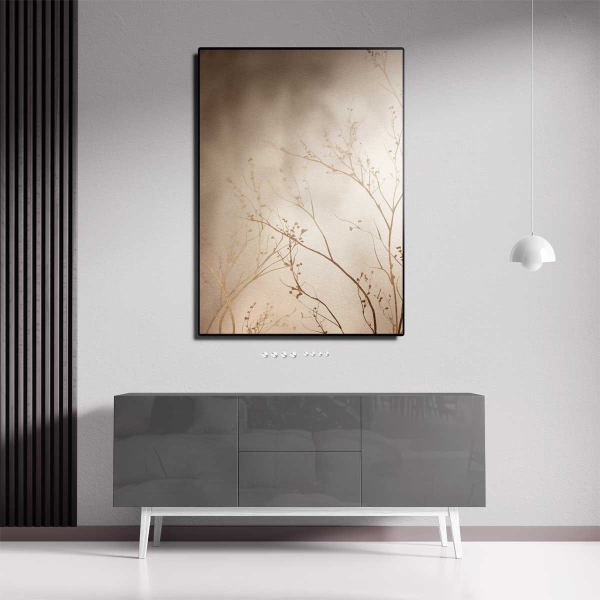 Gouden Takedans – dibond kunstwerk als wanddecoratie