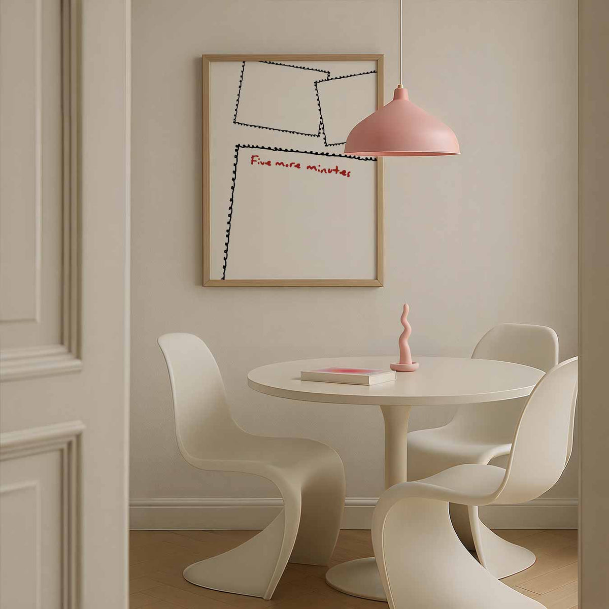 Relaxed Morning Vibes – zomerse poster in staand formaat