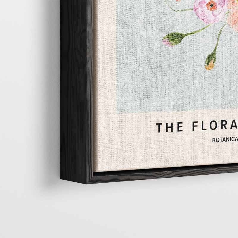 Bloeiende Bohemien Tuin – dibond wanddecoratie in staand formaat