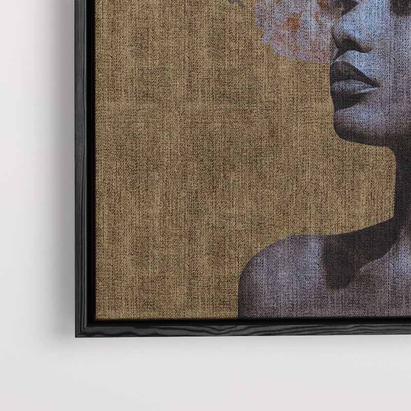 Bloemendroom Portret – modern portret kunstwerk van WallArtistic