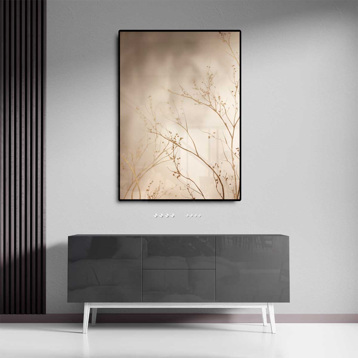 Gouden Takedans – staand kunstwerk voor modern interieur