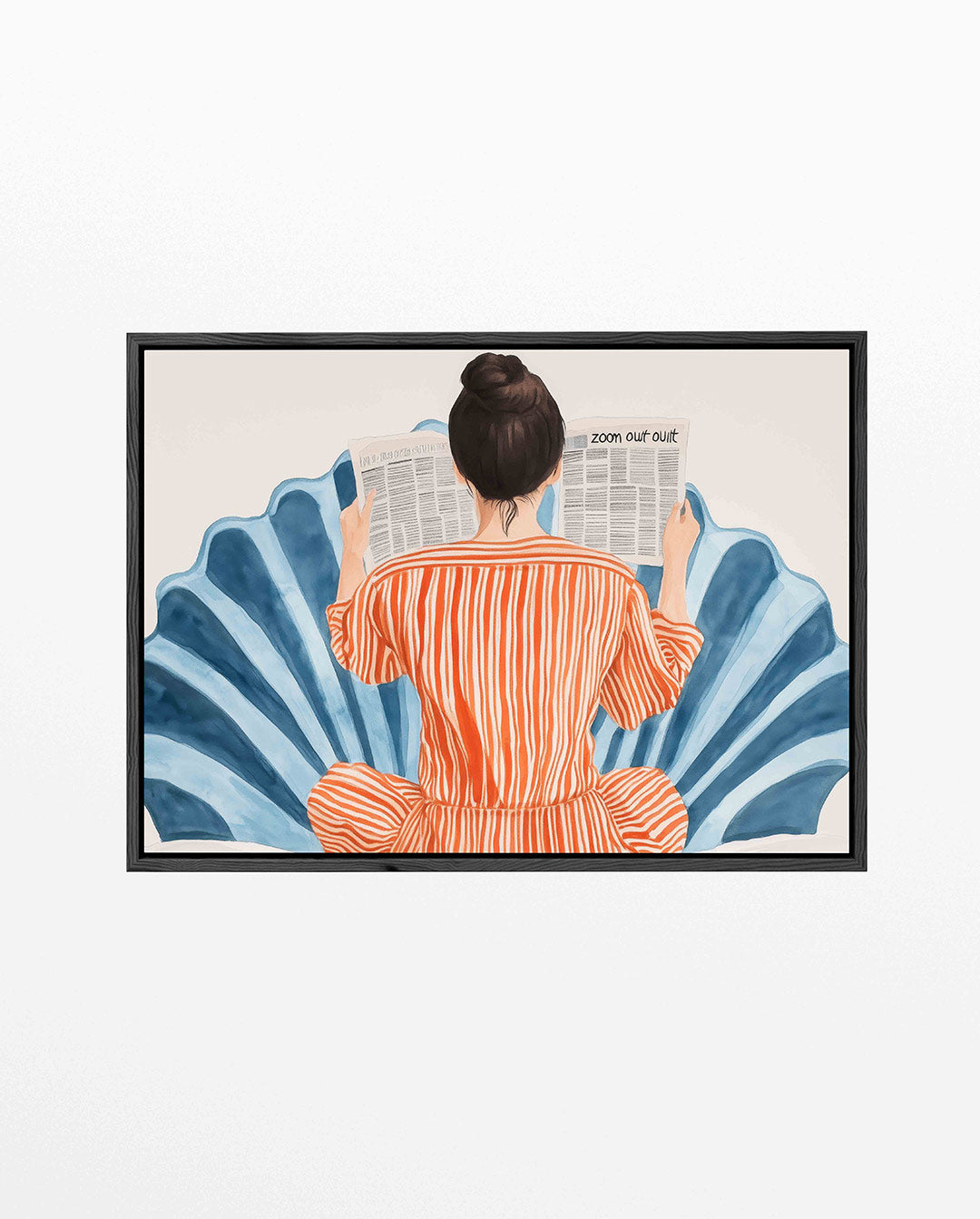 Abstract – Portret kunstwerk – liggend portret kunstwerk