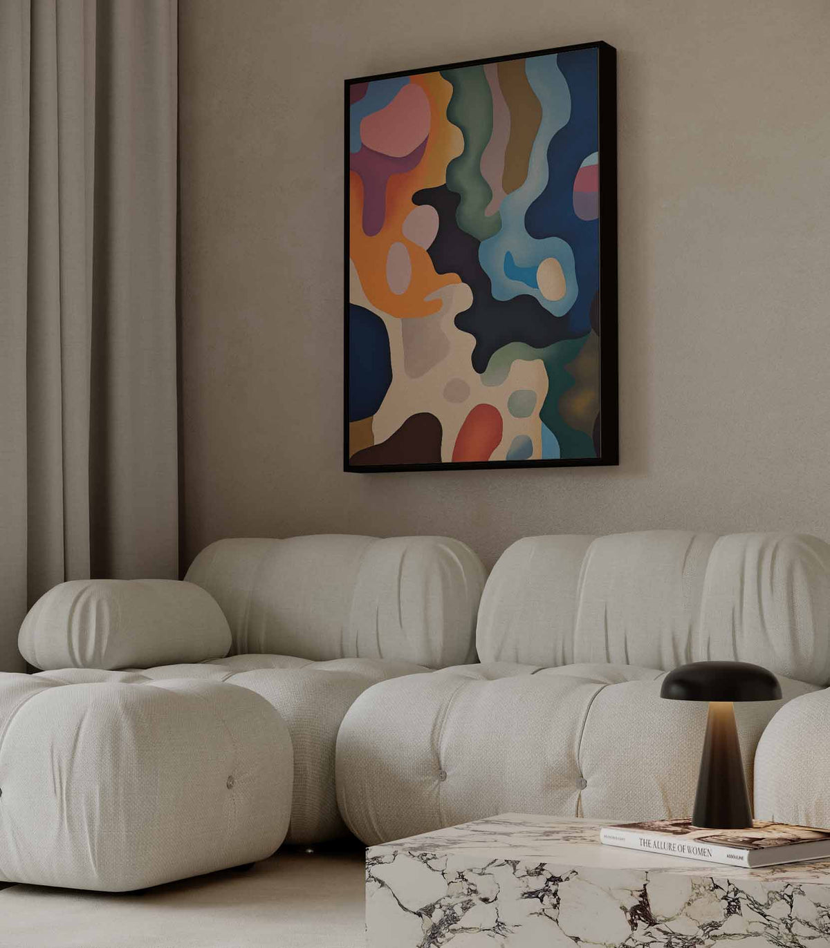 Kleurenexpeditie – portret wandkunst van WallArtistic