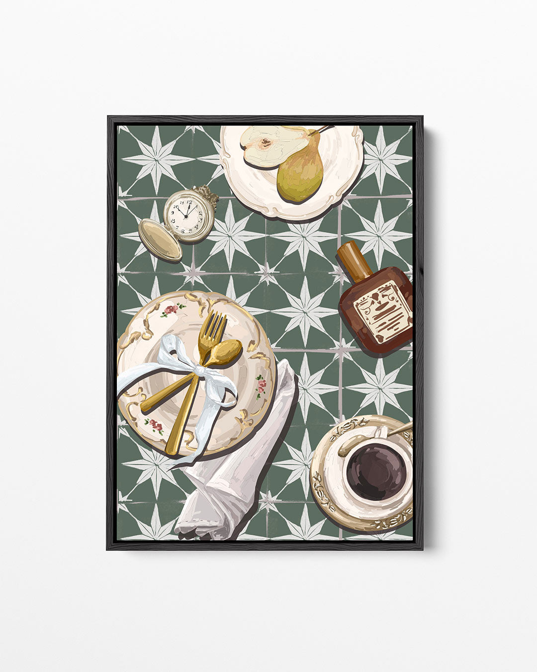 Tafelscène – staand wanddecoratie kunstwerk
