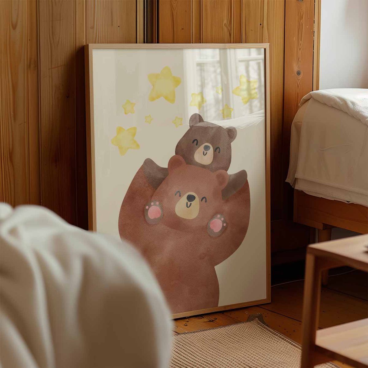 Beren met Sterren – kinderposter in staand formaat