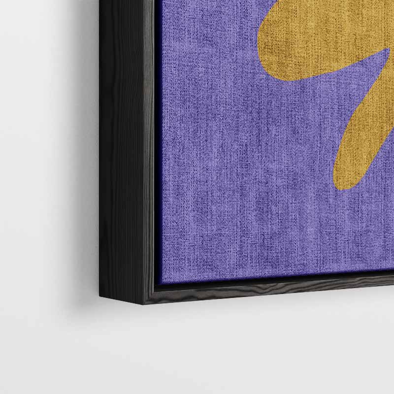 Abstracte Botanische Vormen – dibond wanddecoratie in staand formaat