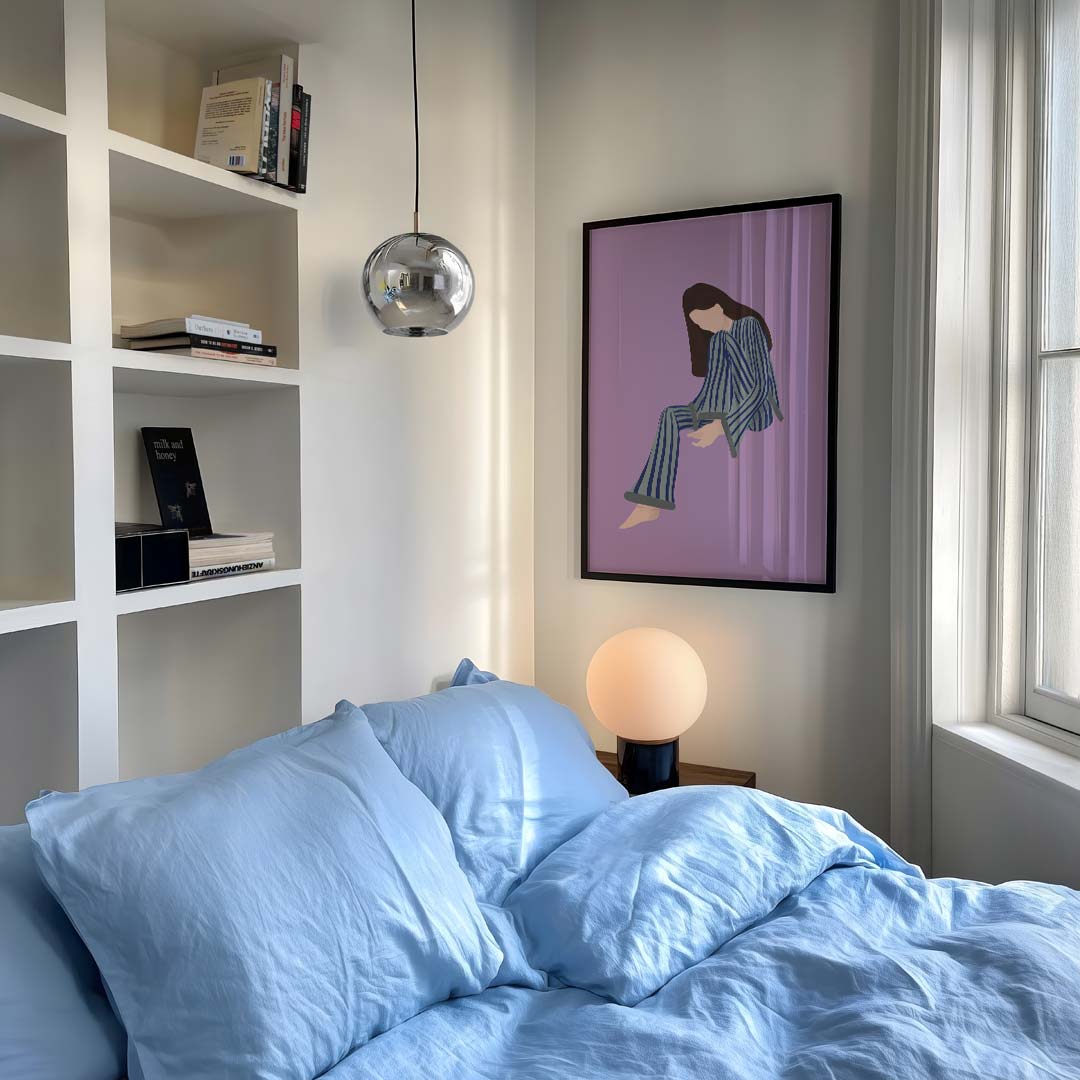 Dromerige Lijnen – staande moderne wanddecoratie van WallArtistic