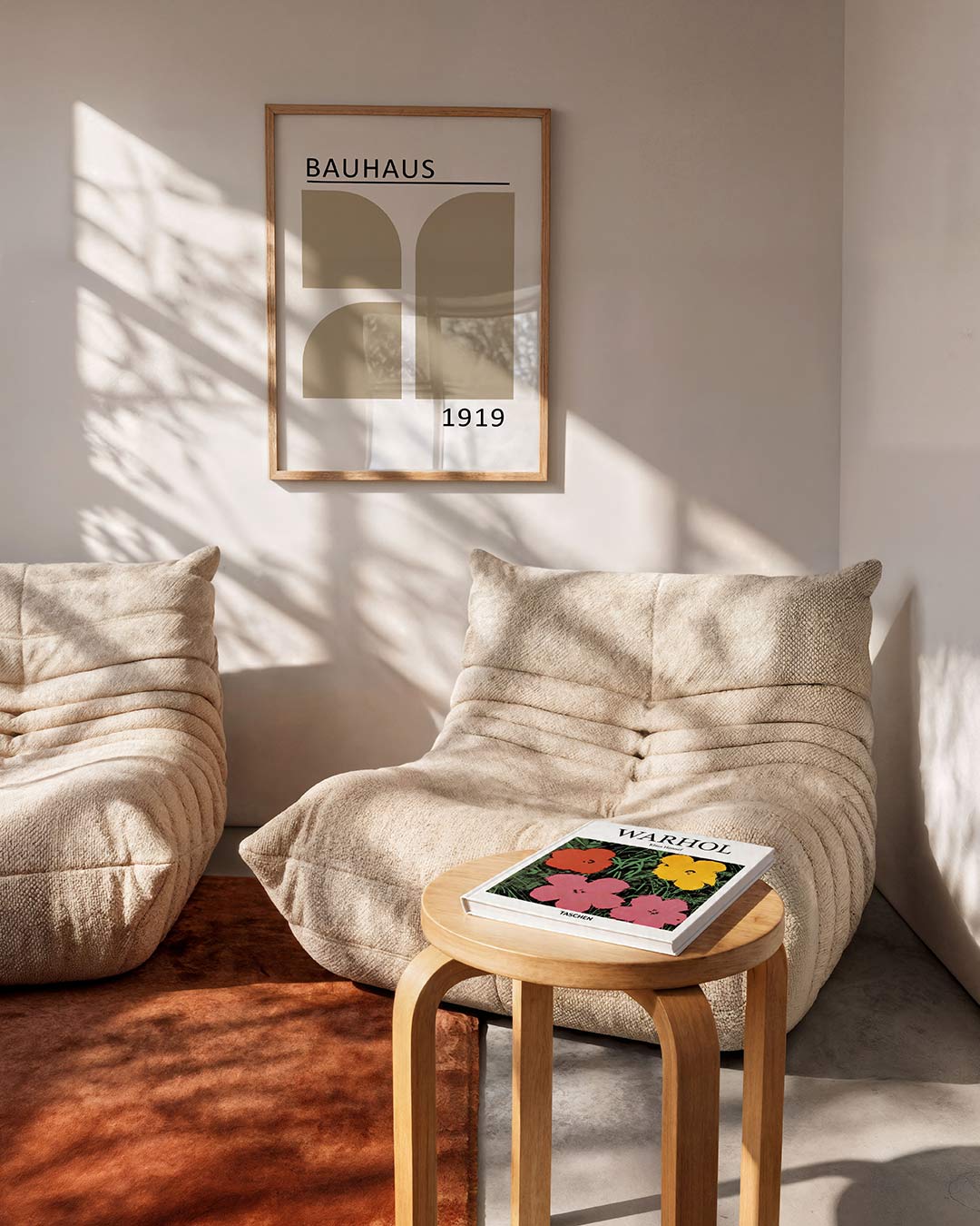 Vorm en balans – moderne Bauhaus wandkunst als poster