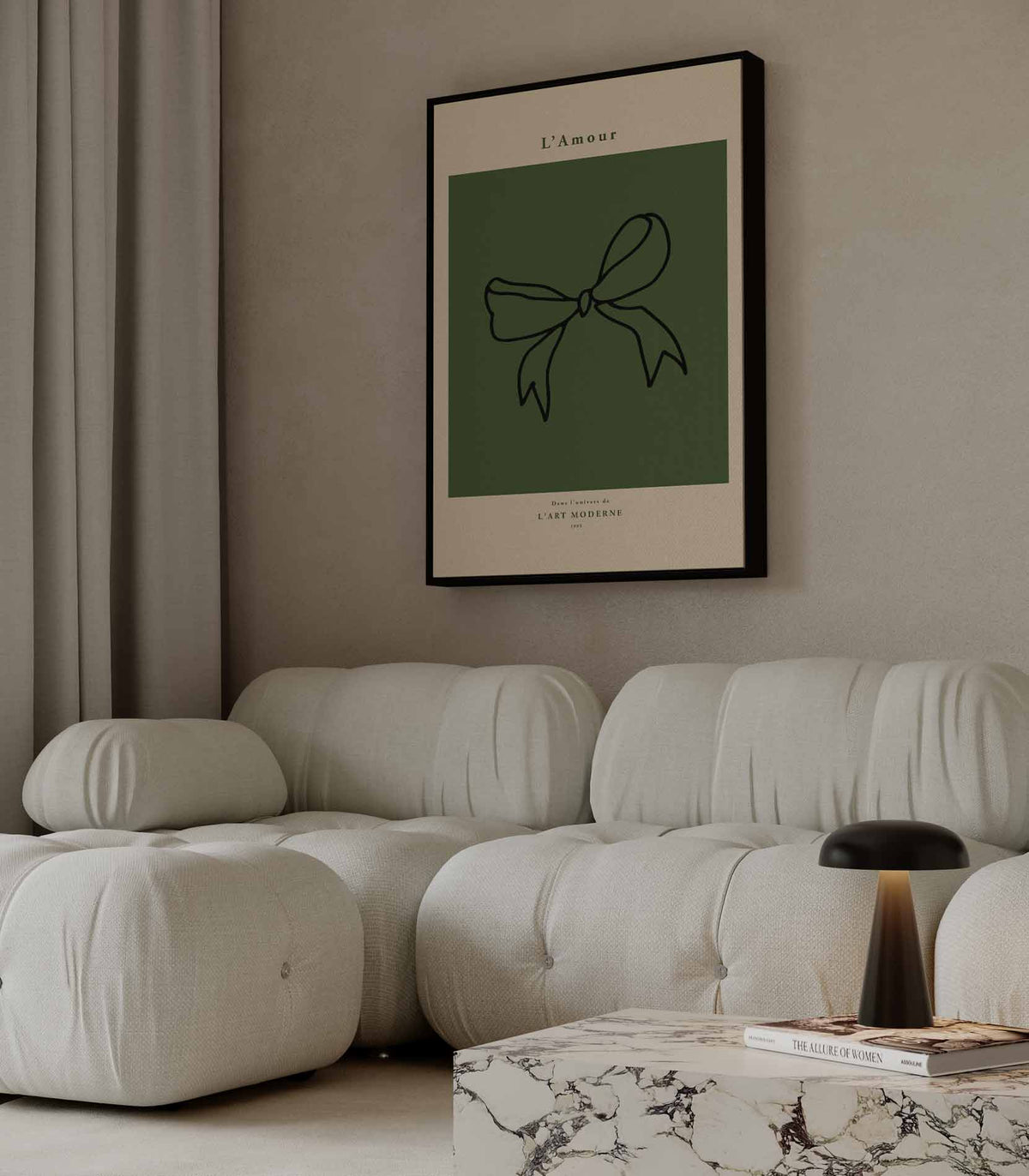 Moderne Strik – canvas wanddecoratie in portret formaat