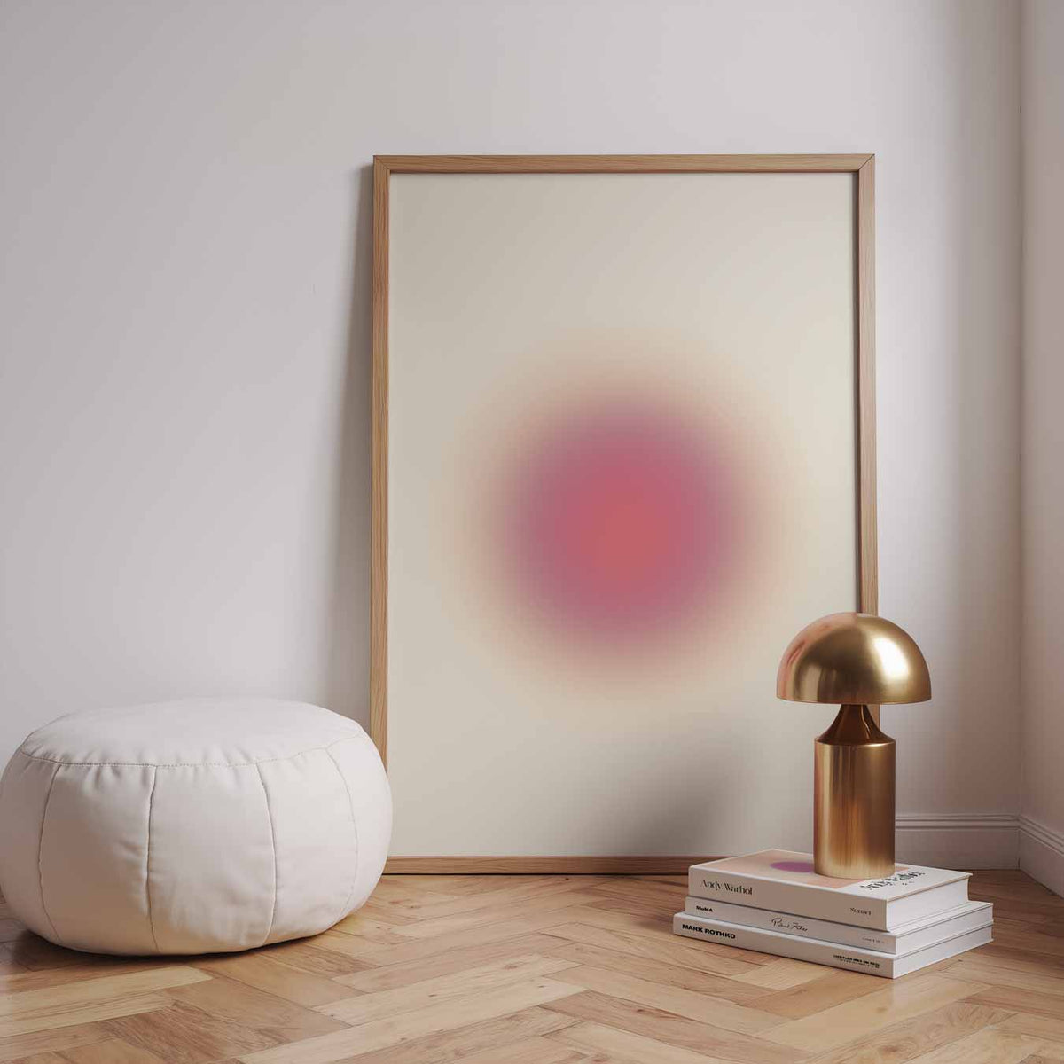 Aura Glow – staande muurposter met mindful uitstraling