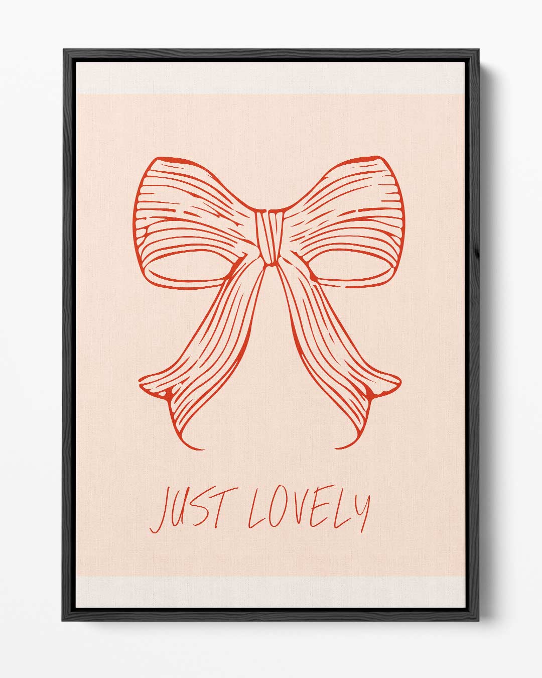 Just Lovely Strik Illustratie – portret kunstwerk als wanddecoratie