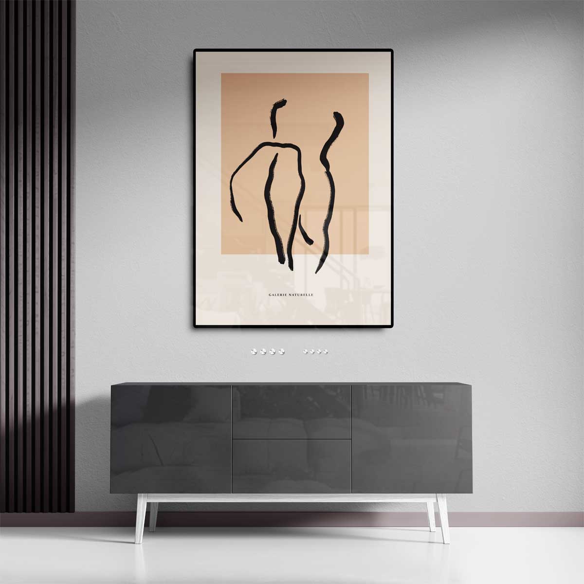 Abstracte Lichaamsvormen – staand kunstwerk voor modern interieur