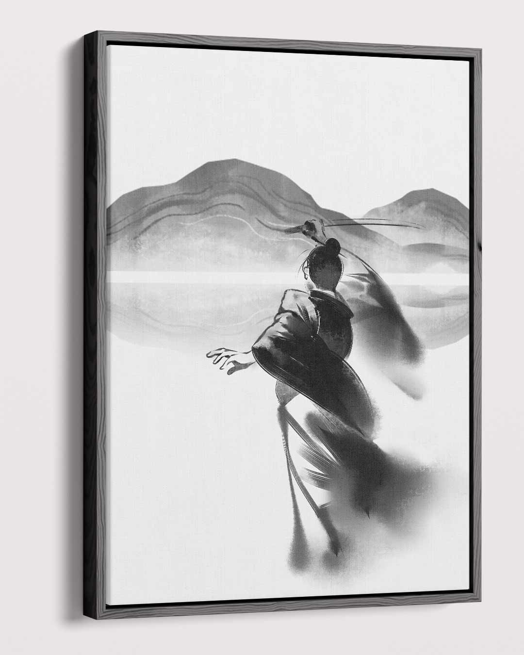 Krachtige Strijd in Stilte – dibond kunstwerk als wanddecoratie