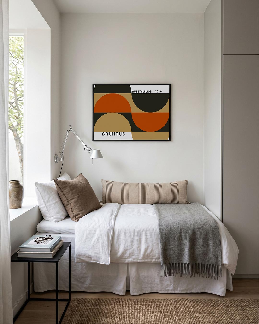 Vorm en balans – moderne Bauhaus wandkunst als poster