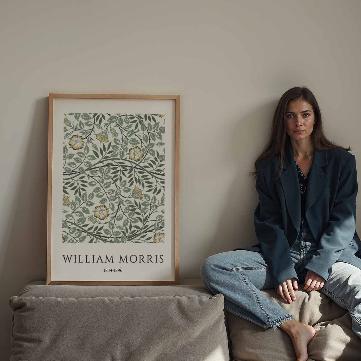 Botanische Bloemenpracht – vintage poster in staand formaat