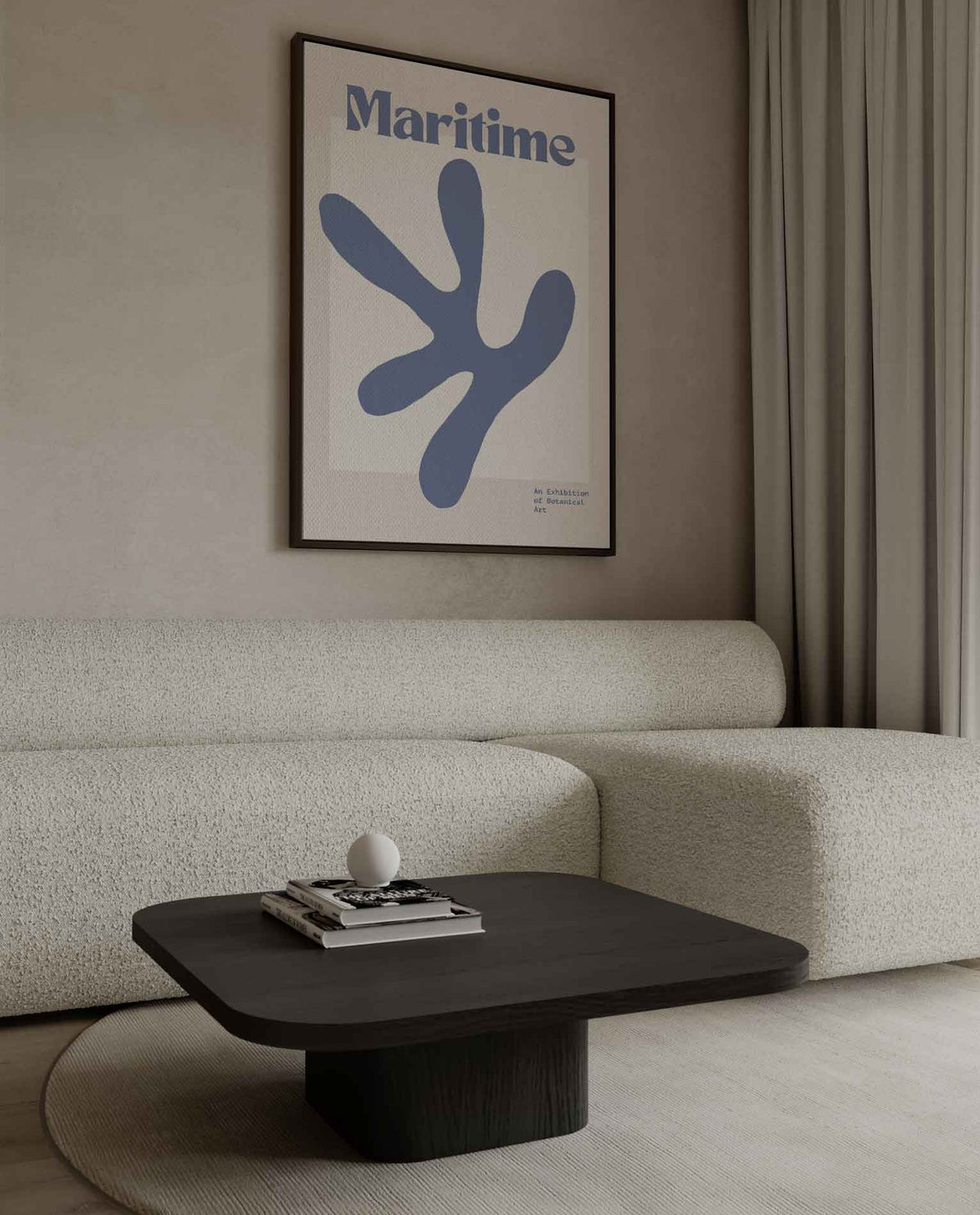 Maritieme Abstractie – dibond kunstwerk als wanddecoratie