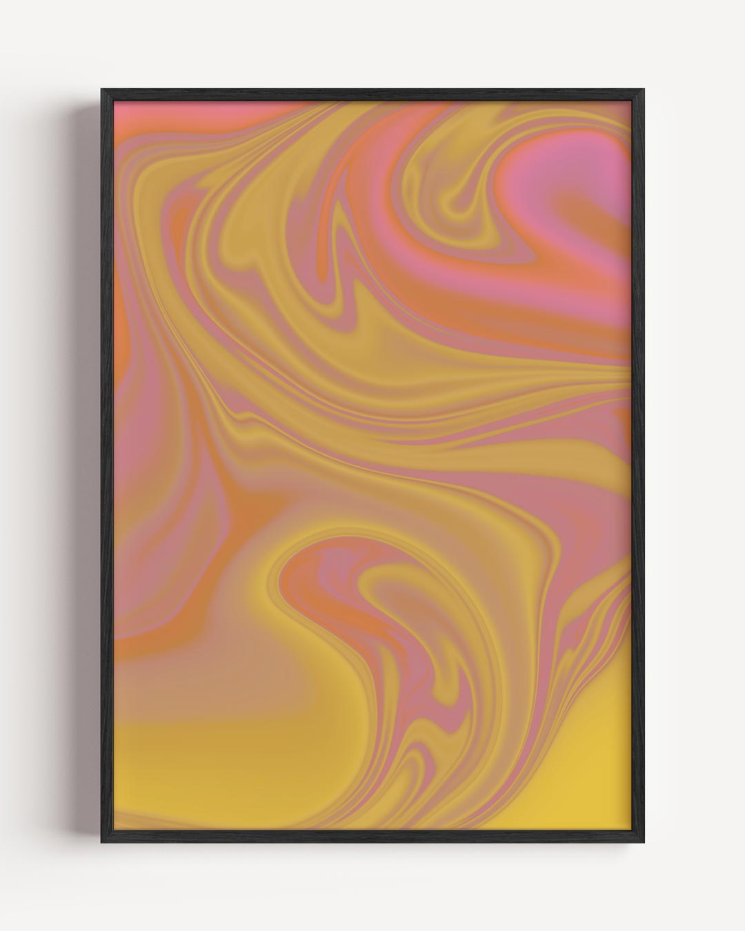 Vrolijke Vortex Kunstposter – kleurrijke abstracte portret poster als wanddecoratie