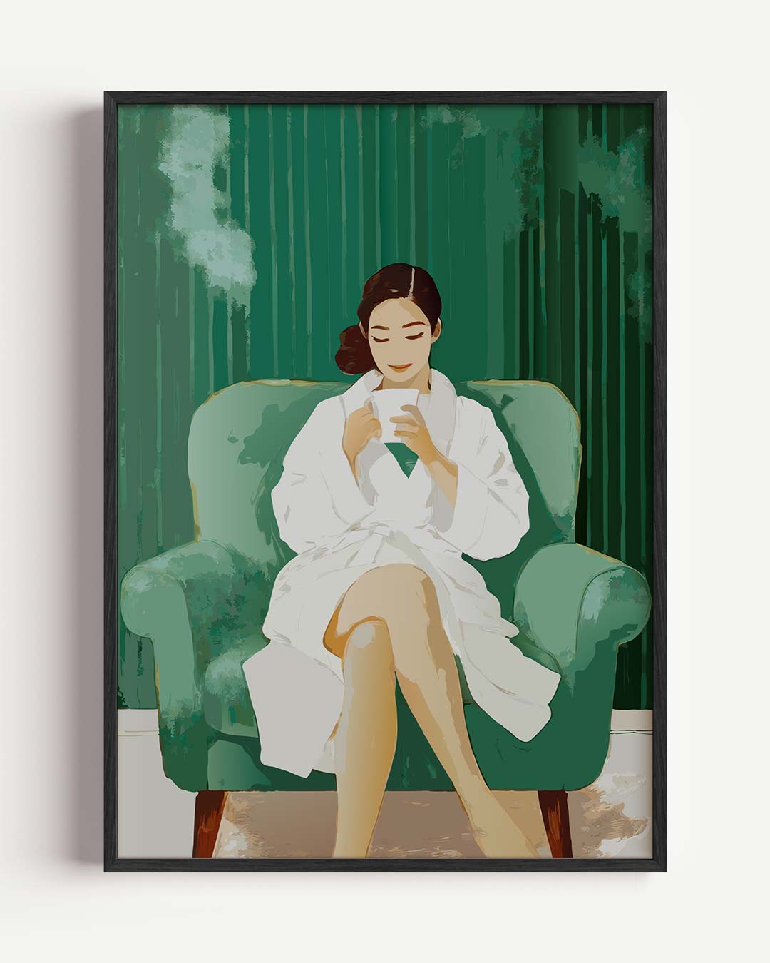 Relax & Ontspan – zomer portret poster als wanddecoratie
