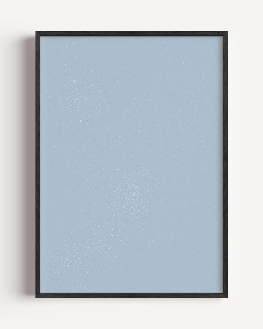Rustieke Blauwe Hemel – kleurrijke abstracte portret poster als wanddecoratie