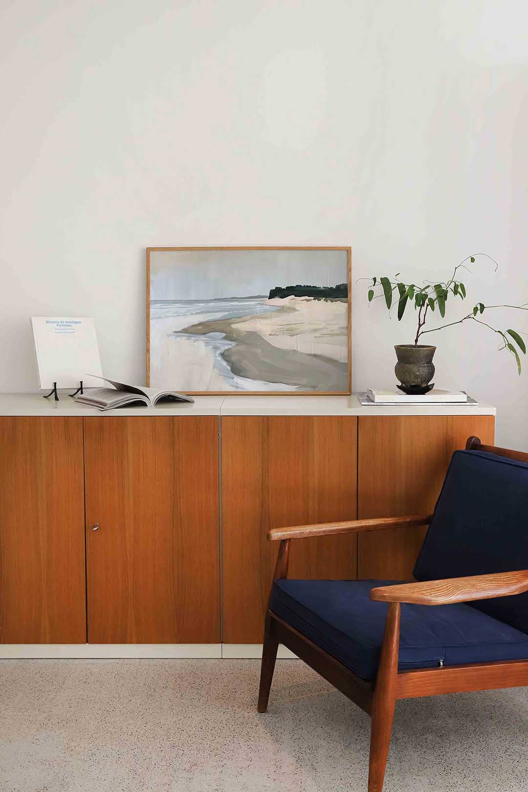 Strand en zee – moderne landscape wanddecoratie van WallArtistic