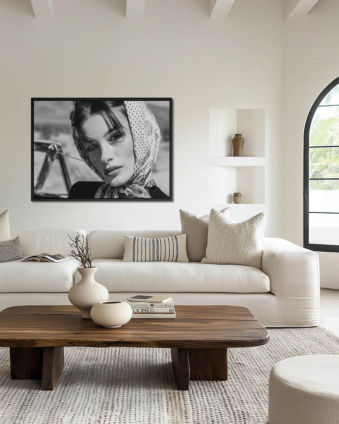 Elegante portretfotografie – Portret – wanddecoratie in interieur