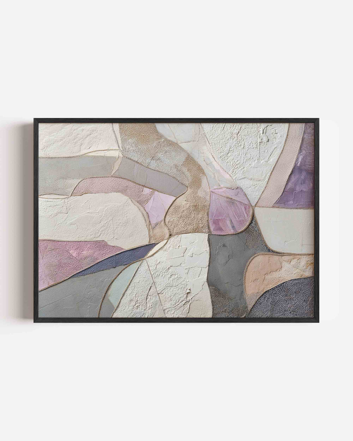 Abstracte vormen – abstracte landscape poster als wanddecoratie