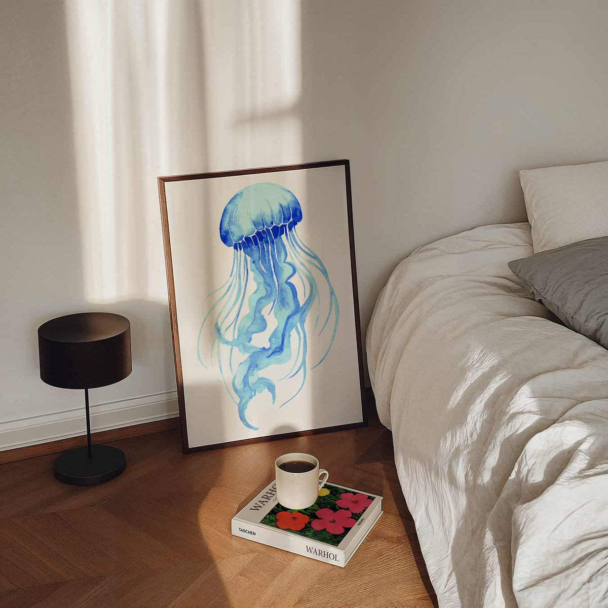 Sereen Medusa Kunstwerk – staande dieren wanddecoratie van WallArtistic