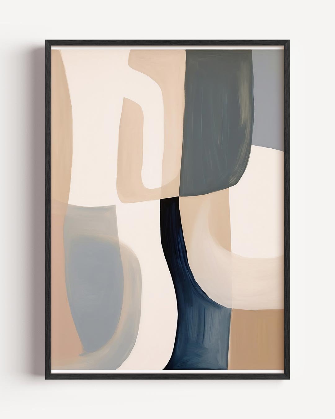 Stijlvolle Abstracte Vormen – abstracte portret poster als wanddecoratie