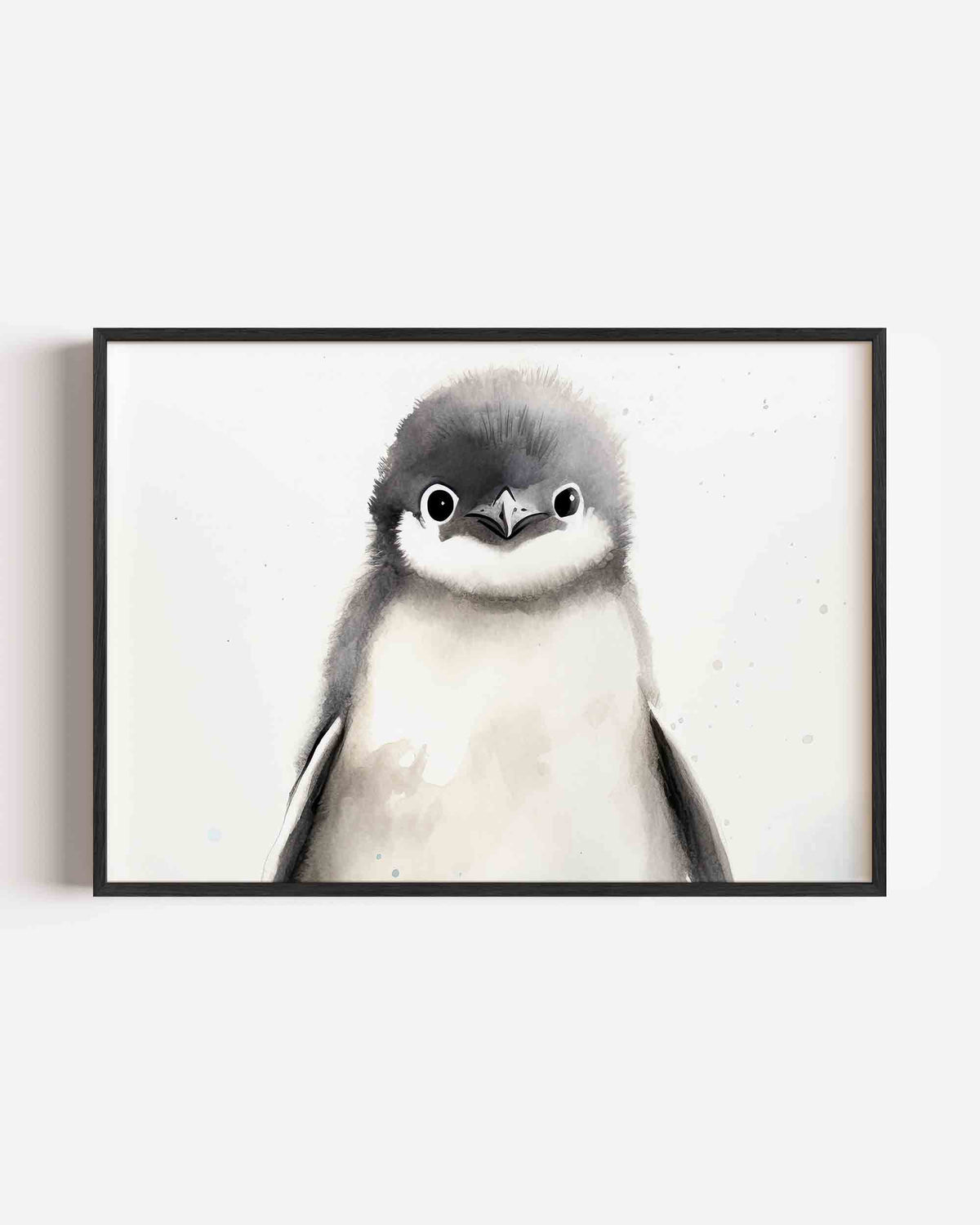 Pinguïn portret – landscape kinderposter als wanddecoratie
