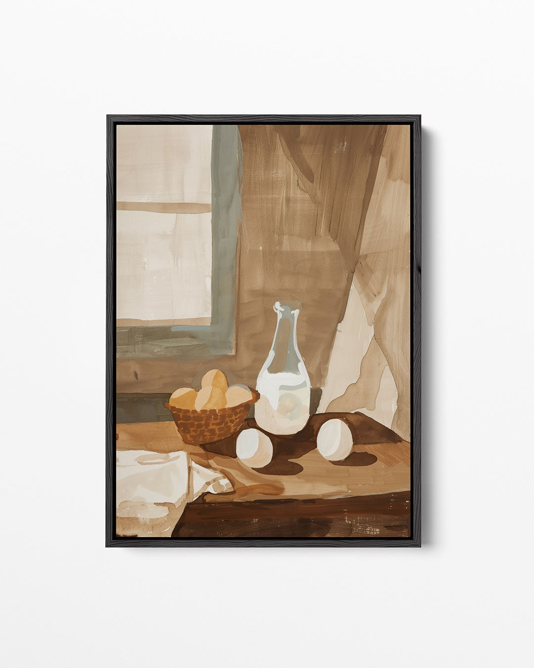 Fruit en mand – staand wanddecoratie kunstwerk