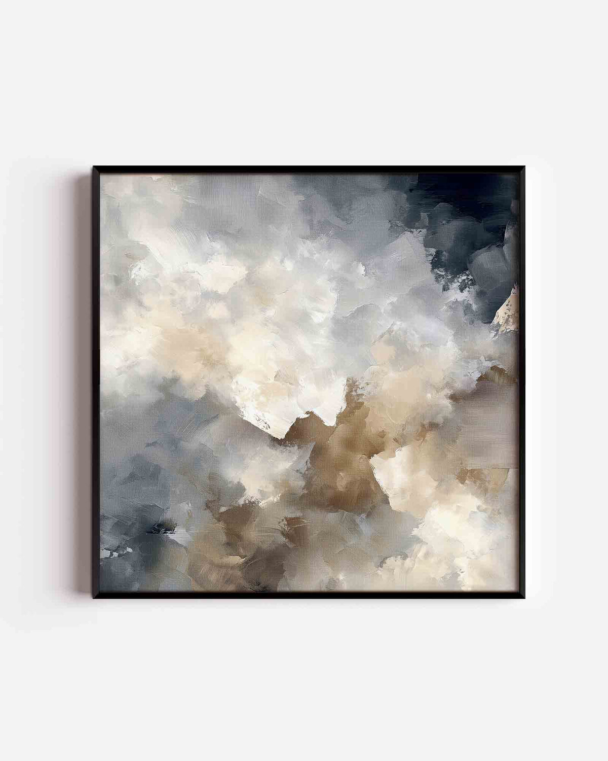 Abstracte wolken – abstracte vierkante poster als wanddecoratie