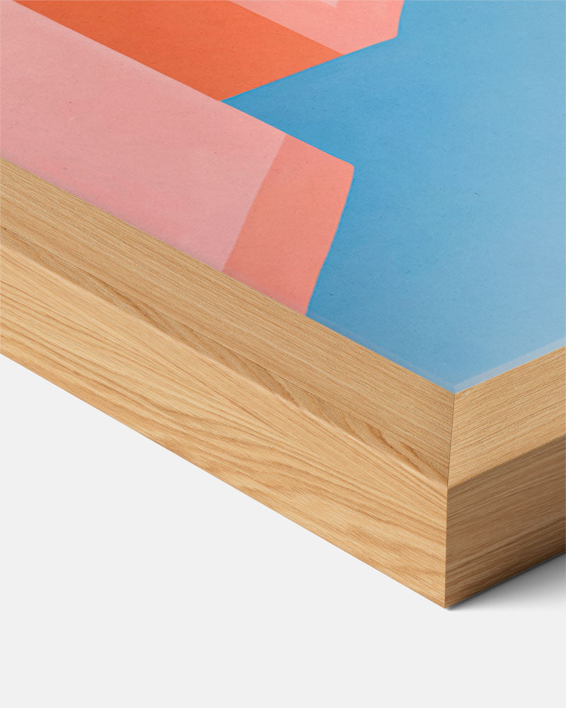 Moderne Pastel Interieur – elegante poster als rustige staande wanddecoratie