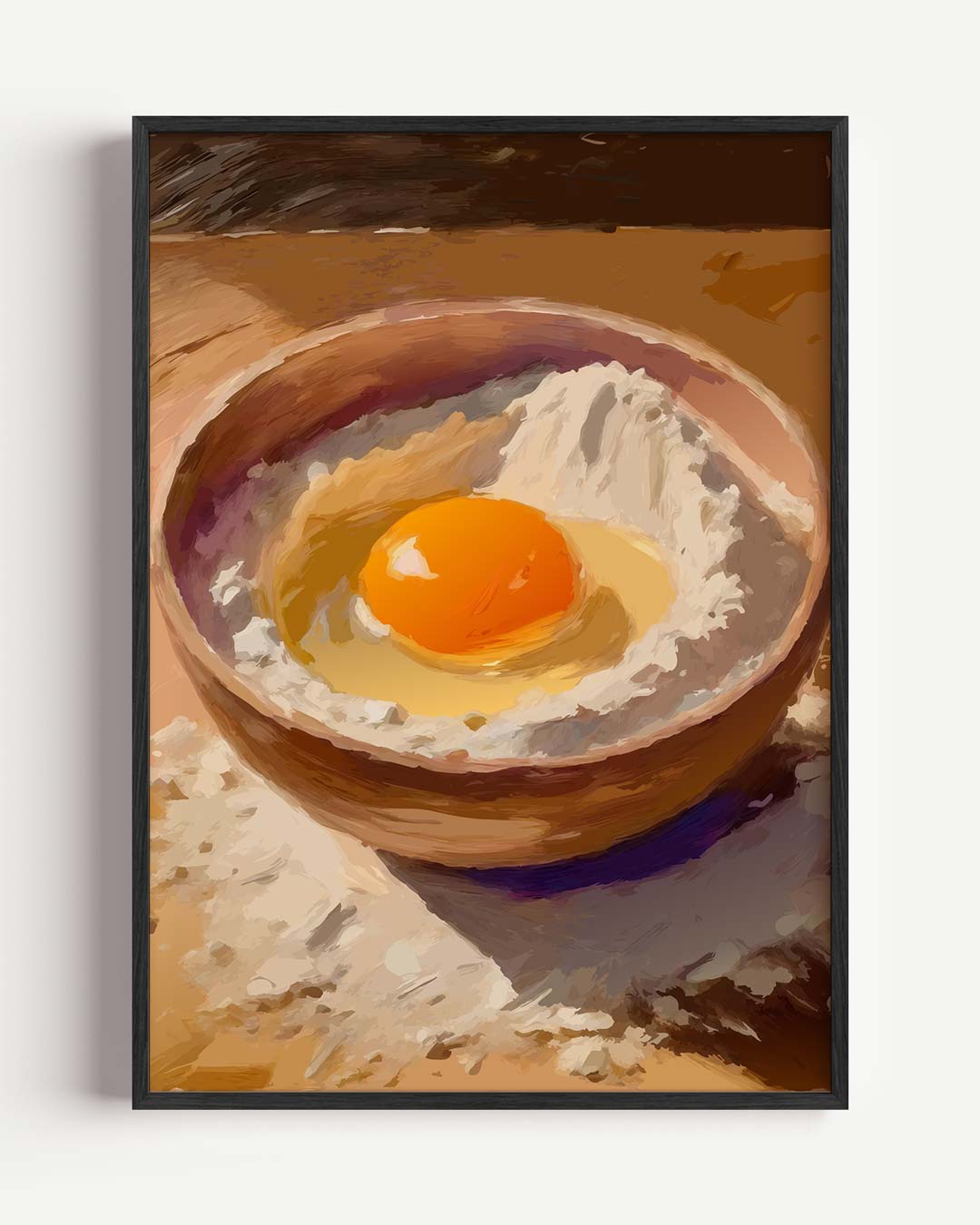 Keuken Kunst: Koken met Passie – keuken portret poster als wanddecoratie
