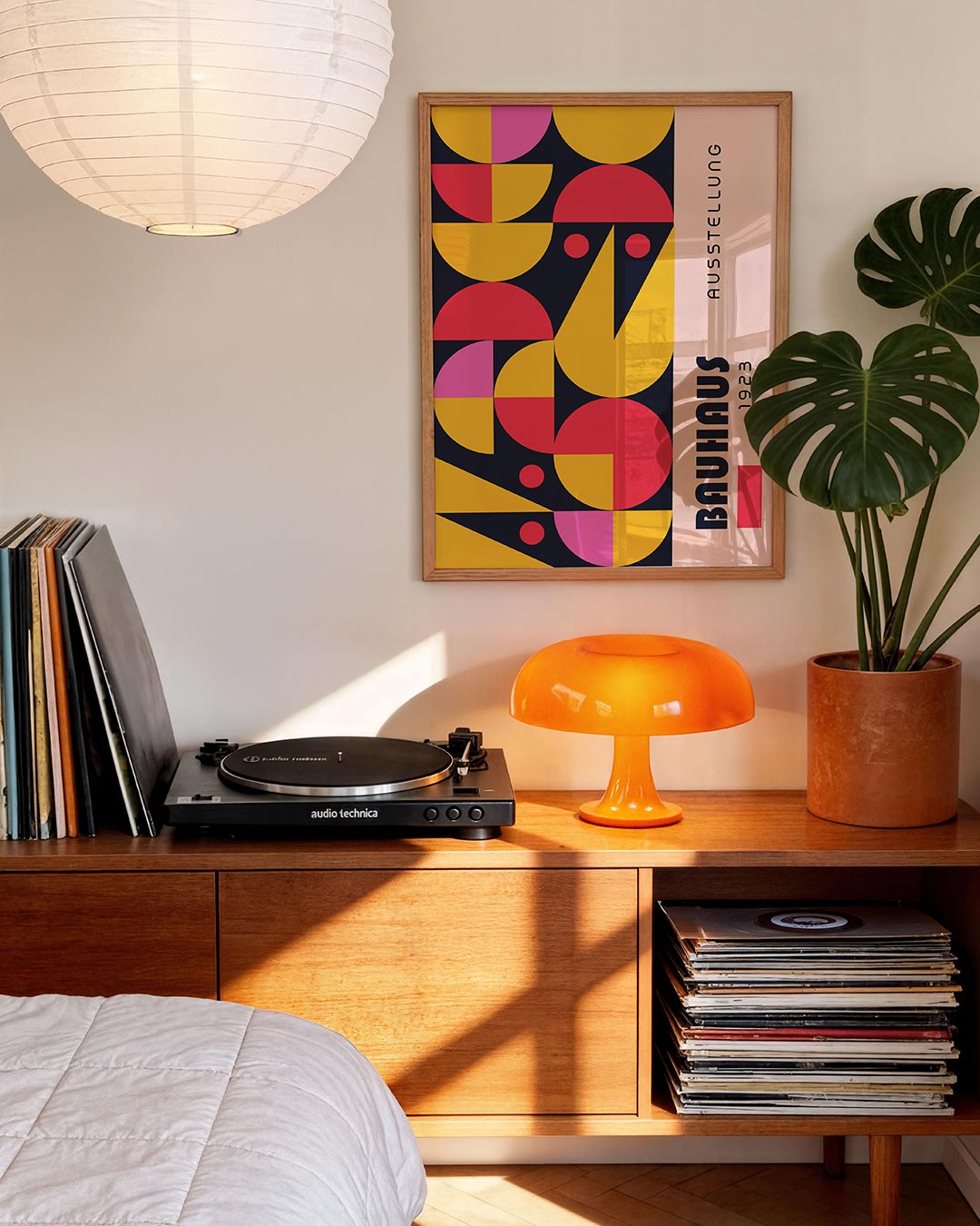 Vormen en vlakken – moderne Bauhaus wandkunst als poster