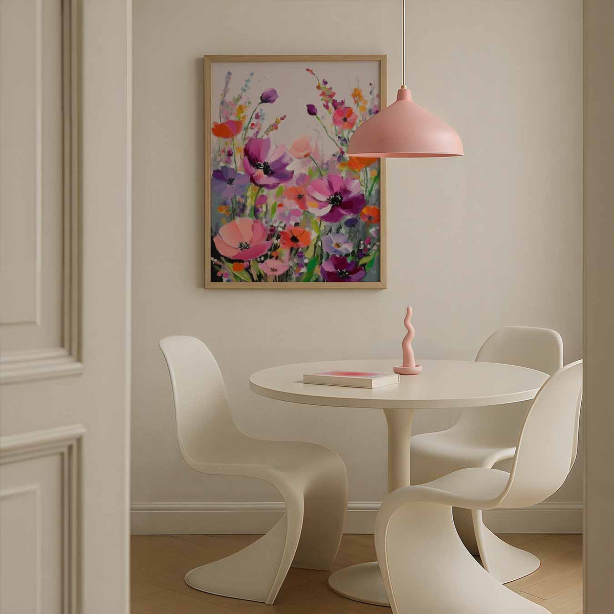 Bloeiende Kracht – bloemen poster in staand formaat