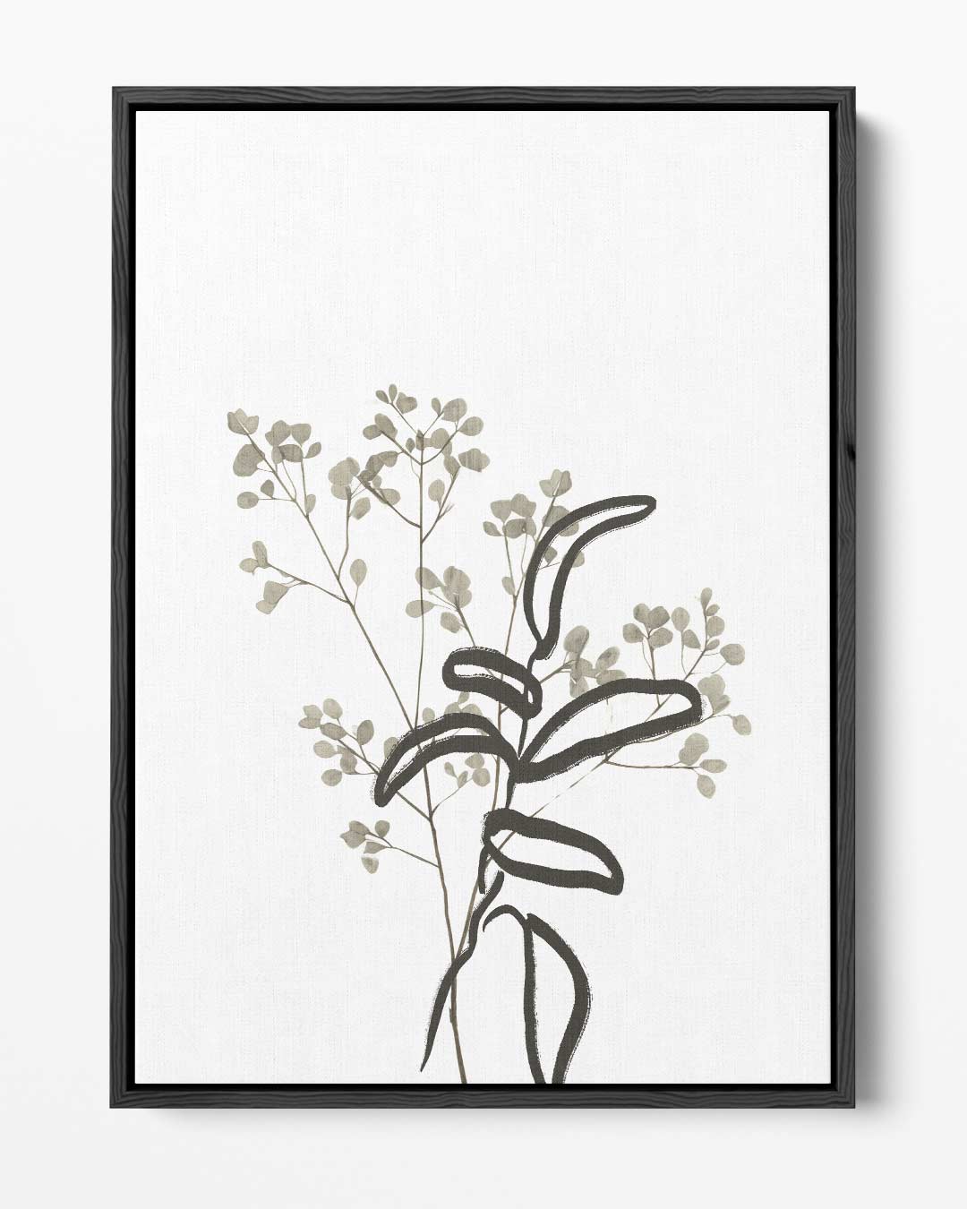 Minimalistische Botanische Illustratie – portret kunstwerk als wanddecoratie